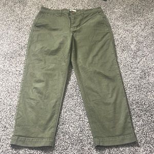 Olive Green Madewell Pants